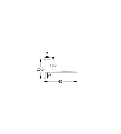 Billede af Trappefork. t/ 15,5mm MAT